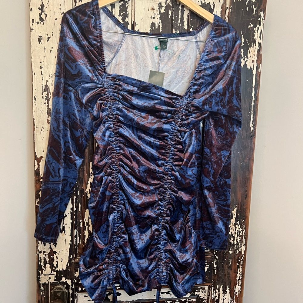 NWT Wild Fable women’s velvety Body con dress. Size XL.‎